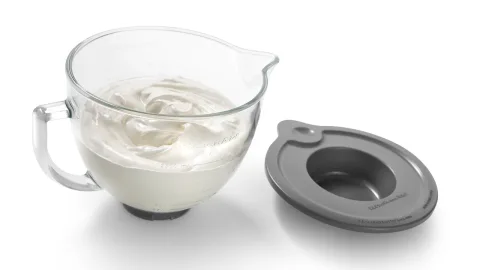Bol à mélanger en verre de 5 pintes avec marques graduées et