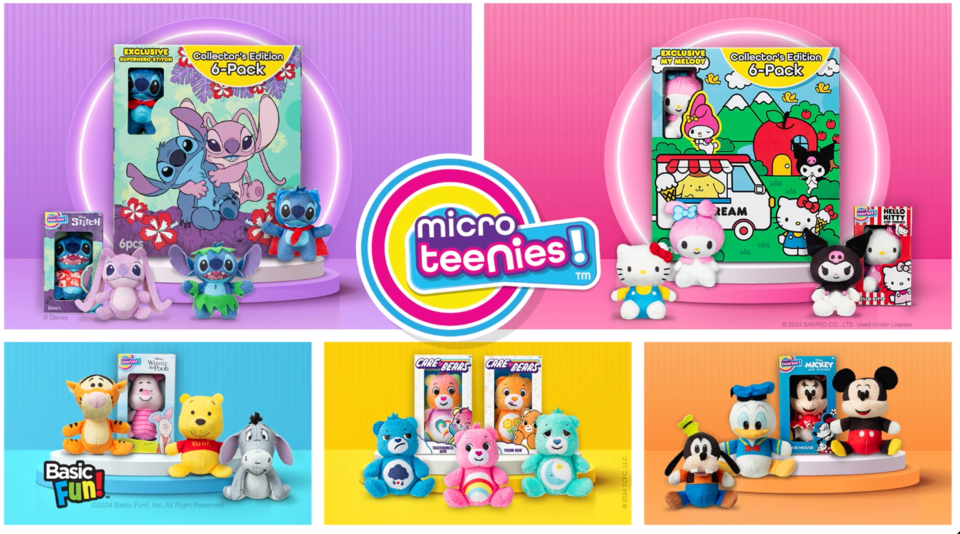 thumbnail video image 2 of (2 pack) Micro Teenies Disney Stitch Plush Toys Assortment, Great for Ages 3 and up, Styles May Vary, 1 Piece, 2 of 6