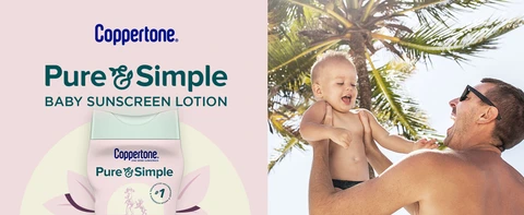 Coppertone® Pure & Simple BABY SUNSCREEN LOTION