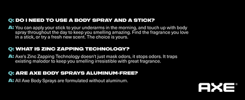 Questions &amp; Answers section in white text against black background.