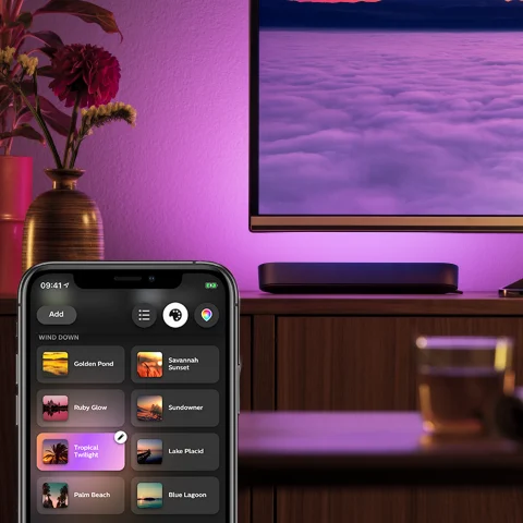 Philips Hue Play Integrated LED Light Bar 2-Pack, Black