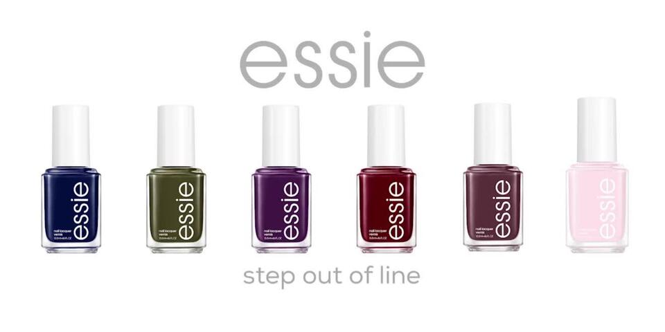 essie gel couture, 2-step longwear nail polish, 8-free vegan
