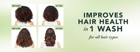 Improves hair health in 1 wash for all hair types
