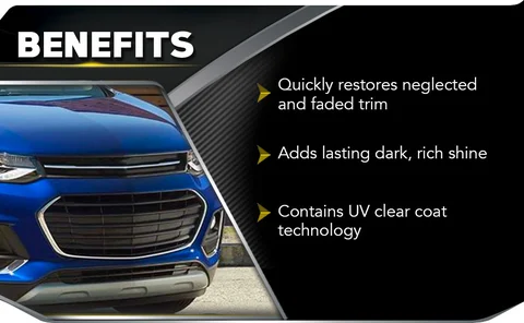Meguiar's Ultimate Black Plastic Restorer, White, Liquid