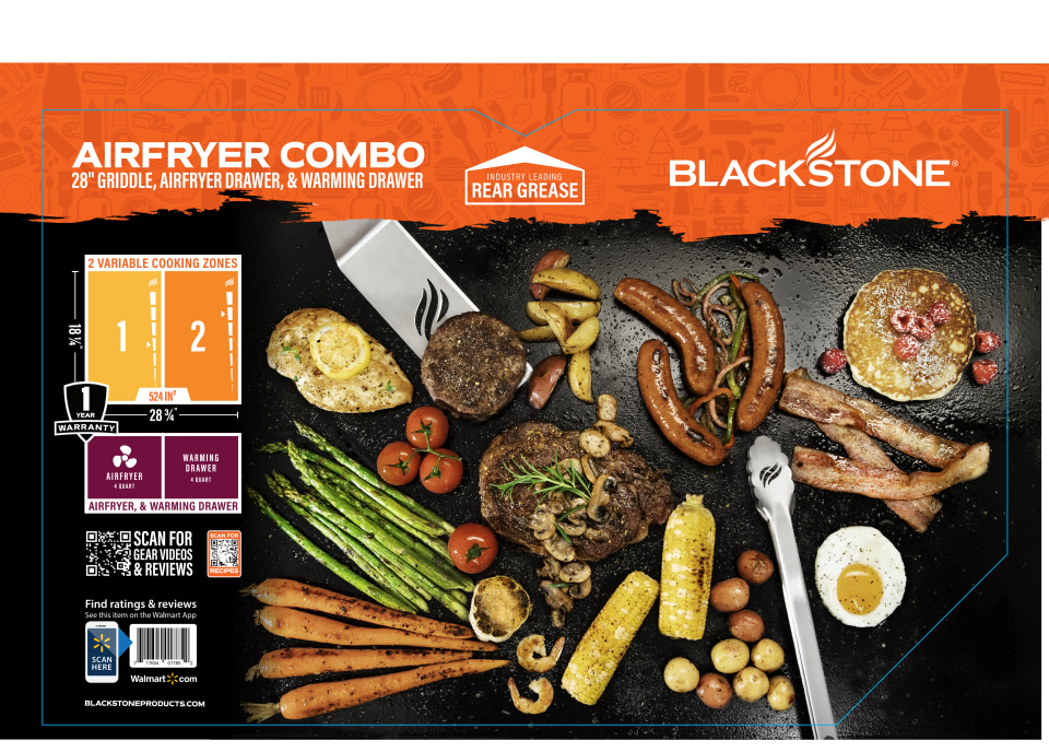 Blackstone ESeries 22" Electric Tabletop Griddle with Prep Cart