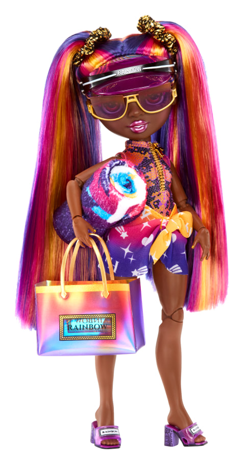 Rainbow High Pacific Coast Hali Capri (Blue) Fashion Doll with Pool  Accessories playset, and Interchangeable Legs. Great Gift for Kids Ages  6-12+