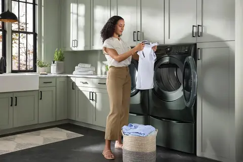 Electrolux 700 Series 8.0 Cu. Ft. Alpine Green Front Load Electric