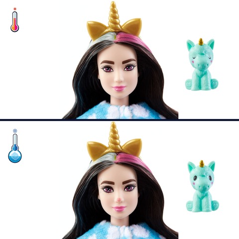 Barbie Reveal pop uit de Fantasie-serie met zacht eenhoornkostuum | MATTEL