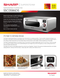 Sharp's Superheated Steam Countertop Oven Review From Steamy