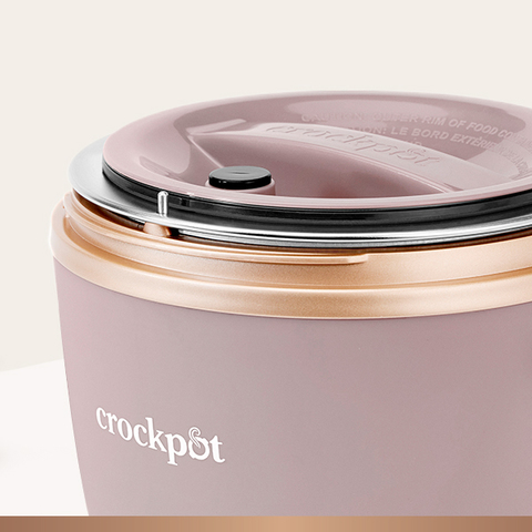 Crockpot Electric Lunch Box, Portable Food Warmer, 20-Ounce, Sphinx Pink