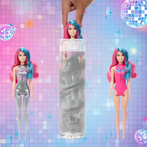 Chelsea Mermaid Doll Barbie Color Reveal Metallic Barbie Color