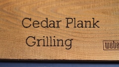 weber cedar plank