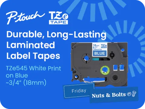 TZE545 | LabelMakersPrinters | By Brother