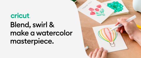 Cricut Watercolor Markers & Brush - 9 Piece Set