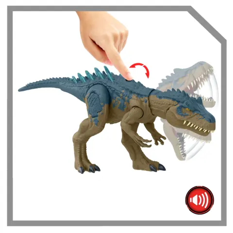 imaginext motorized allosaurus