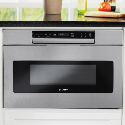 Sharp 1.2 Cu. Ft. Stainless Steel Microwave Drawer Laninga Appliance Byron Center MI
