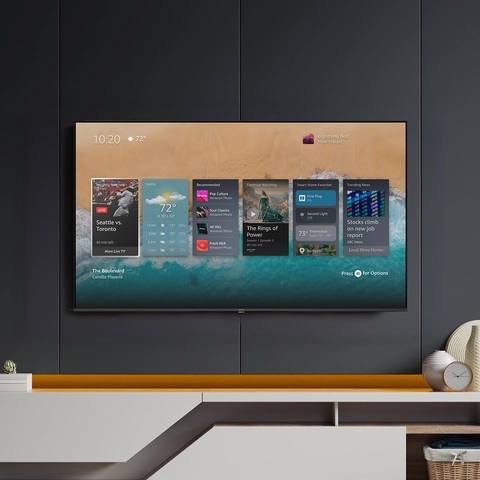tv screen providing ambient experiences