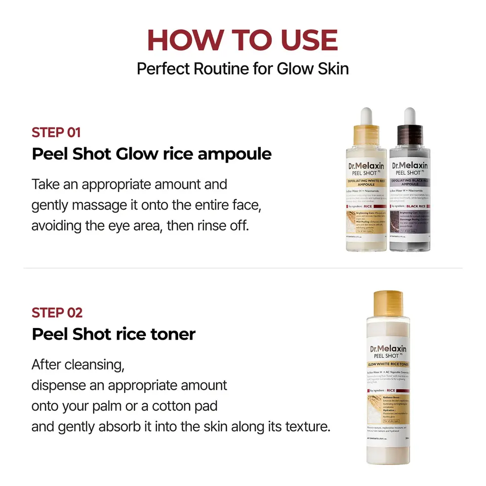 Peel Shot Glow White Rice Toner