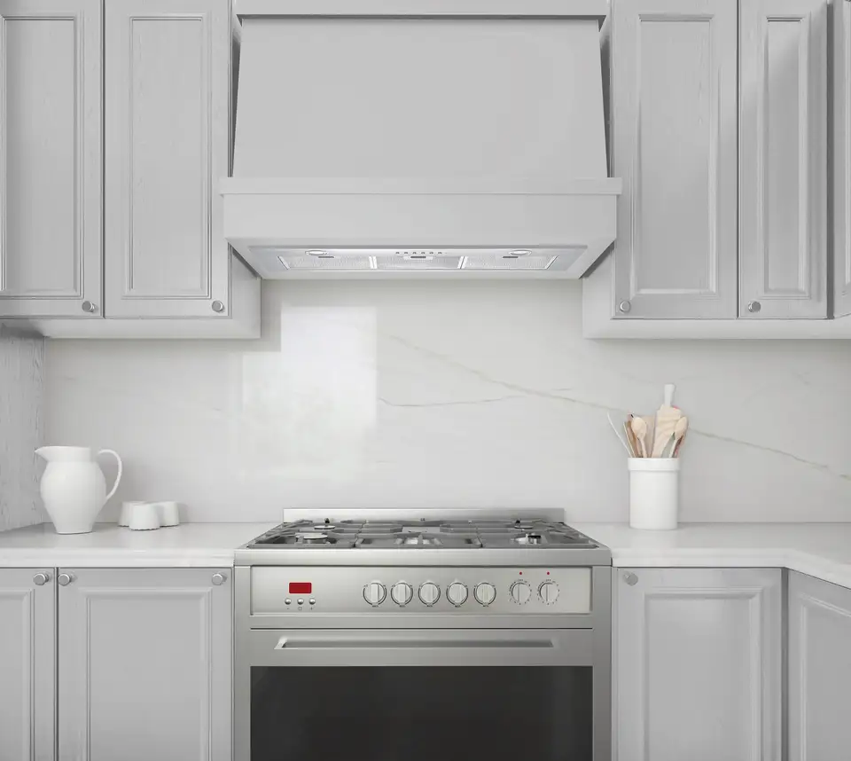 Ancona Built-in BNL436 36-in 420 CFM Ducted Range Hood with Night