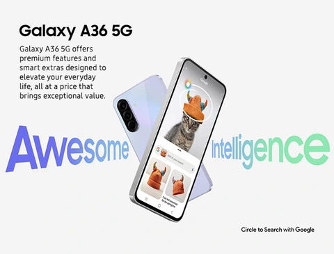 Samsung Galaxy A36 5G 128GB (Unlocked) Awesome Lavender SM