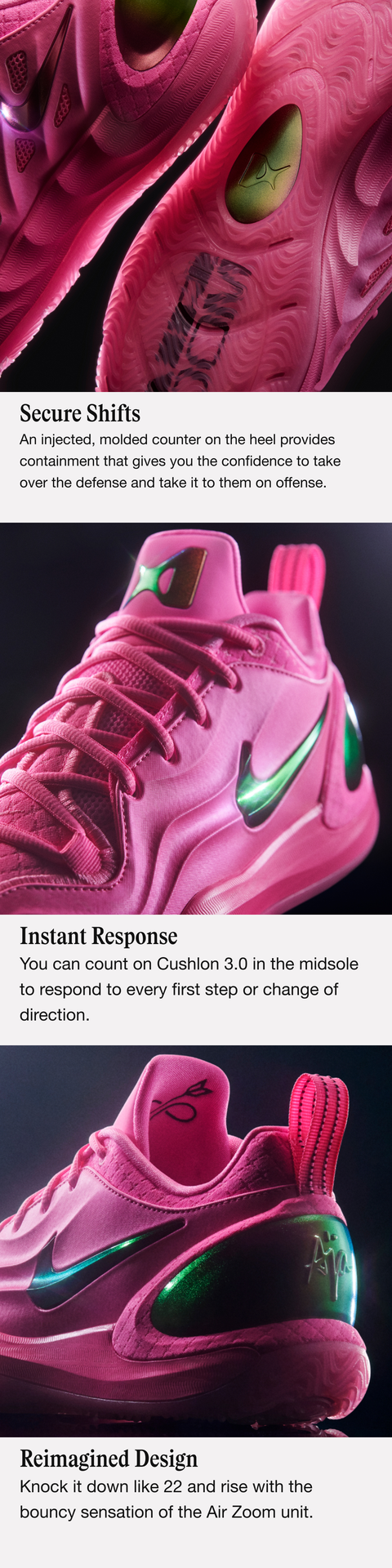 Nike A'Two 'A'Pink' Basketball Shoes | Dick's Sporting Goods