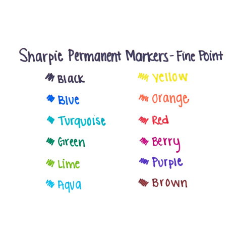 6 Packs: 14 ct. (84 total) Sharpie® Fine Point Markers & Bonus Pens