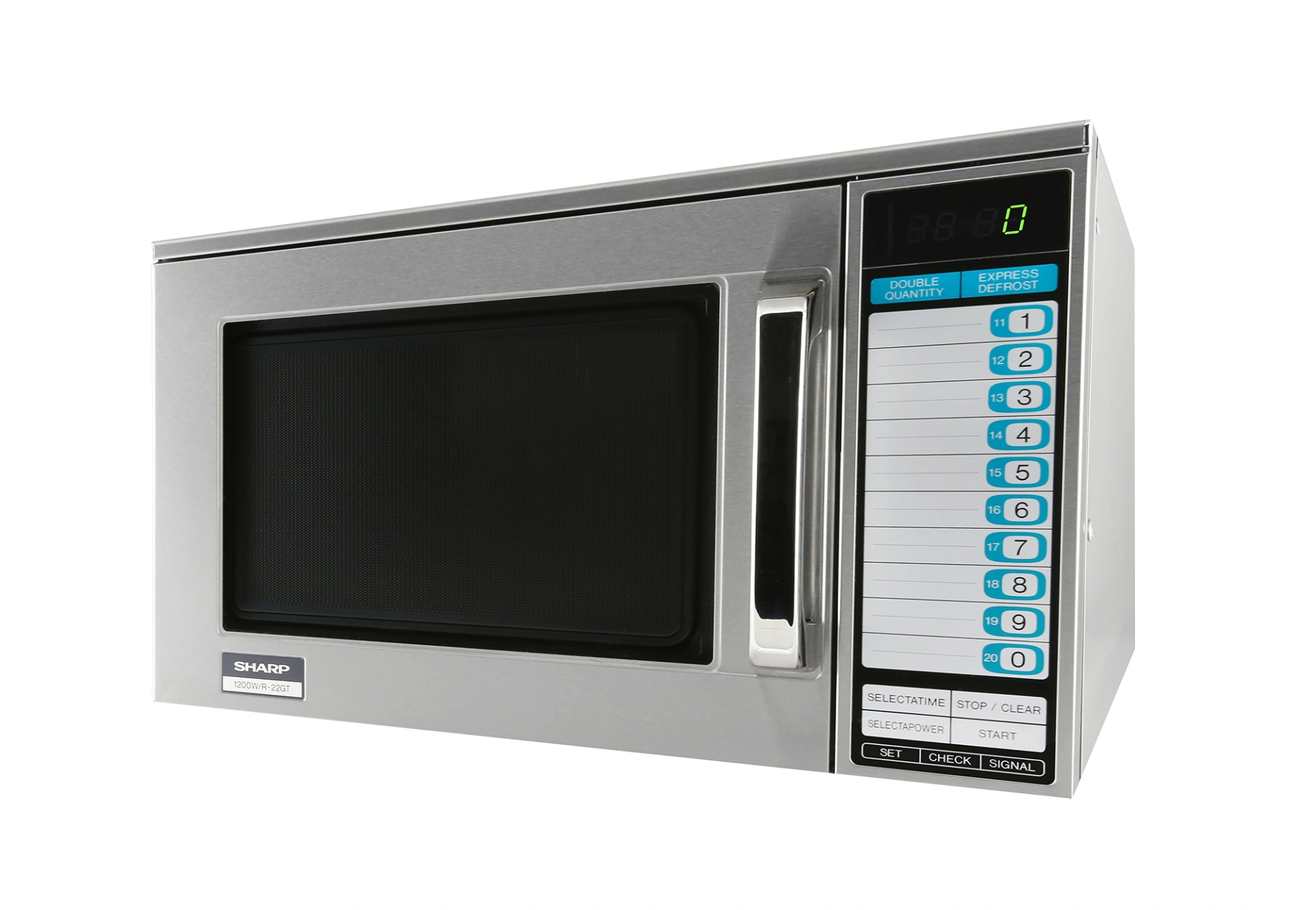 Sharp R22GTF Heavy Duty 1200W Commercial Microwave Oven