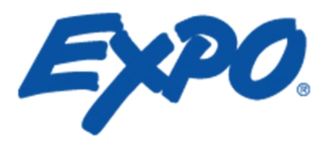 ExpoaDryaEraseaMarkersaBlack EXPO Black Dry Erase Markers, 8 Count Pack,  Chisel Tip (Low-Odor)