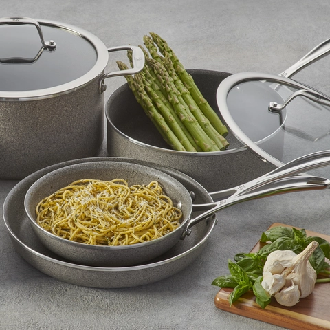 J.A. Henckels HENCKELS Capri Granitium 10 Pc Aluminum Nonstick