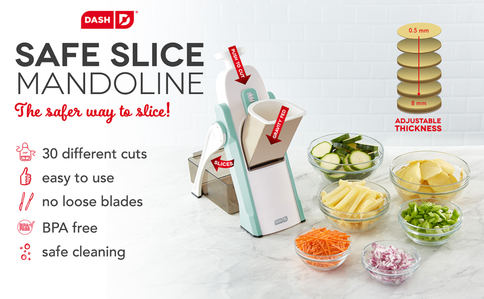 Safe Slice Mandoline 6 In 1 Artifact Shred Slice Peeling SSM-6161 » Gadget  mou