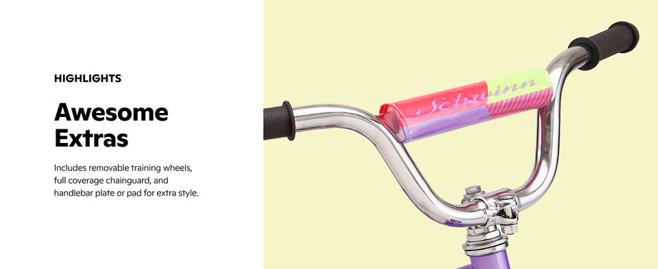 Schwinn Signature Girls' Lil Sunnyside 16'' Bike | Free