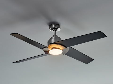 Wood Tone Led Indoor Ceiling Fan, Kichler Barrington Ceiling Fan