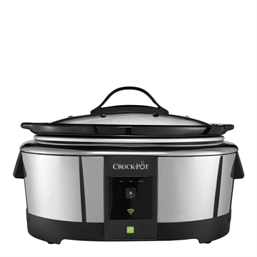 Crock-Pot Wifi-Controlled Smart Slow Cooker Enabled by WeMo, 6-Quart,  Stainless Steel (SCCPWM600-V1) 