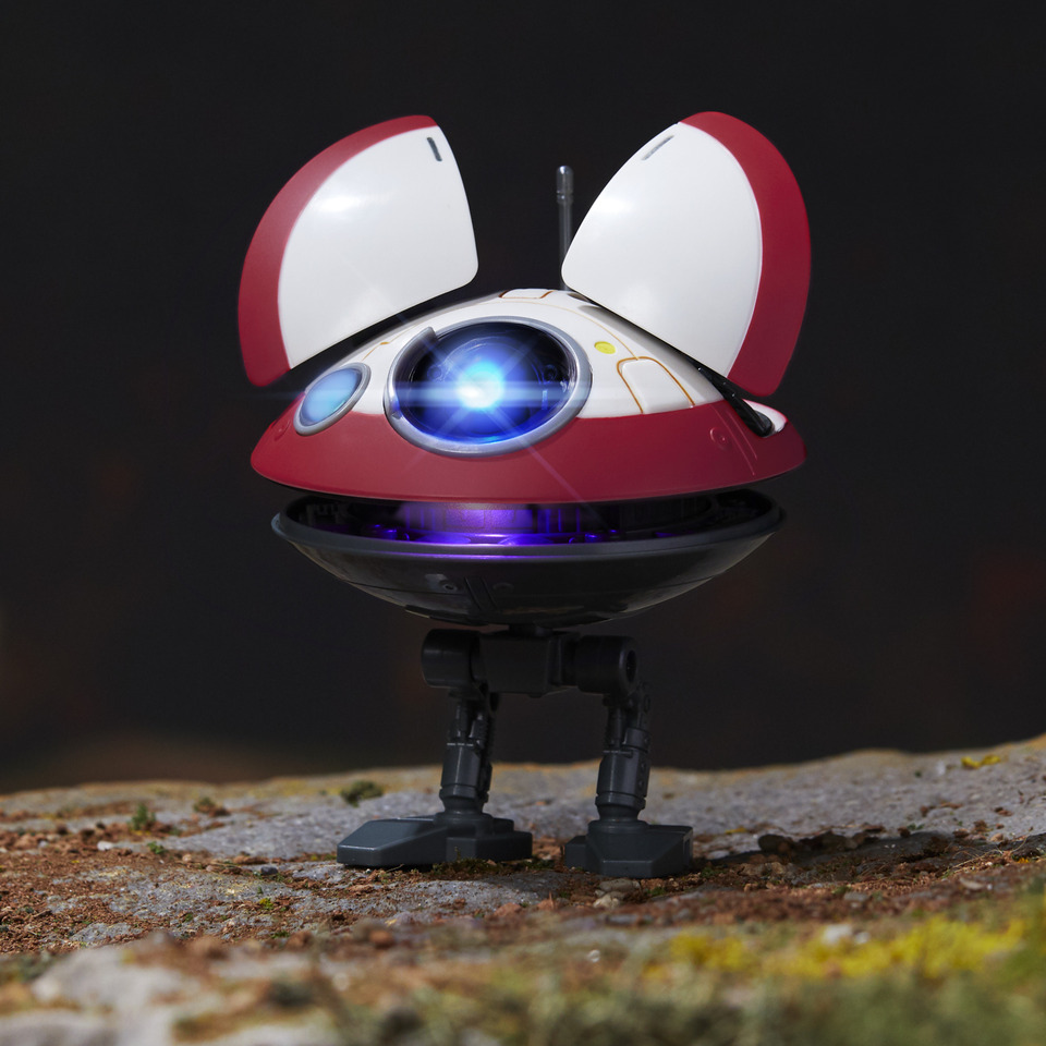 thumbnail video image 2 of Star Wars: Obi-Wan Kenobi Series-Inspired L0-LA59 (Lola) Droid Interactive Kids Toy Action Figure for Boys and Girls Ages 4 5 6 7 8 and Up, 2 of 16