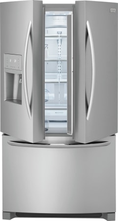 Frigidaire Gallery Fghb2868tf Ss 26 8 Cuft Even Temp French Door Refrigerator In Stainless Steel Brandsmart Usa