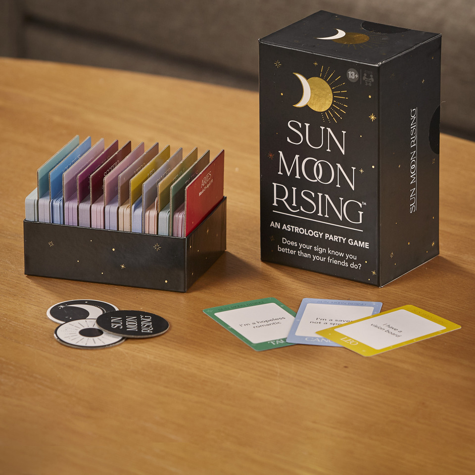 thumbnail video image 2 of Sun Moon Rising Game, Astrology-Themed Adult Party Card Games for 3-6 Players, Ages 13+, 2 of 10