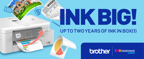 Brother INKvestment Tank: INK BIG! with up to 2 years of ink in box