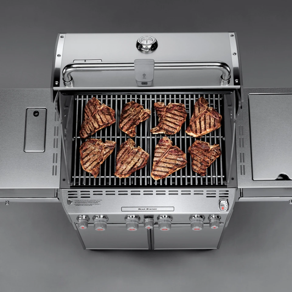 Weber Summit S-470 Stainless Steel LP Gas Grill - Thumbnail 4