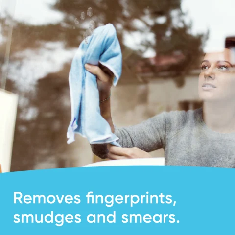 Removes fingerprints, smudges and smears.