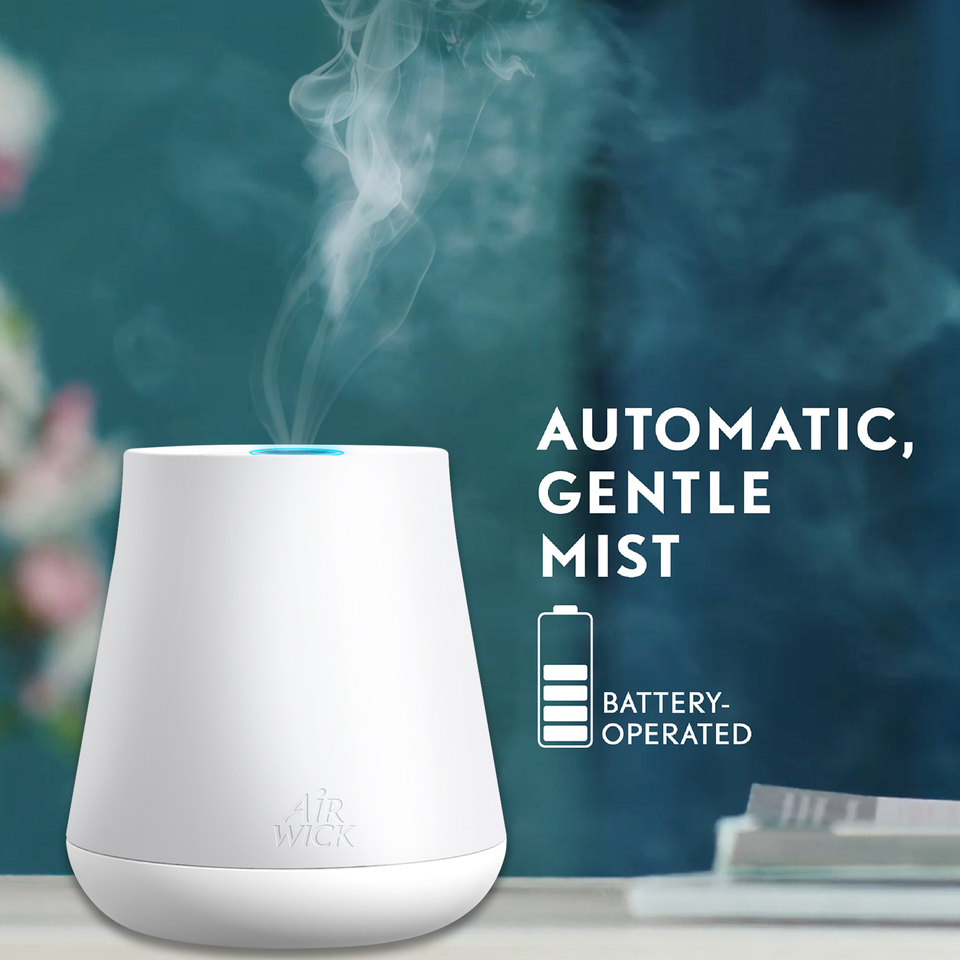 Air Wick Essential Mist Starter Kit (Diffuser + Refill), Happiness
