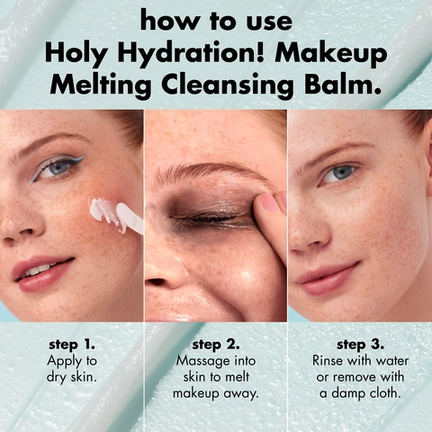How to apply image for HH Makeup Melting Cleansing Balm