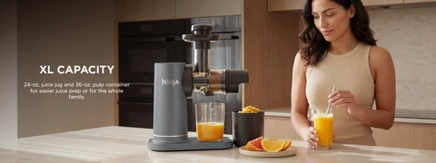 Ninja 2 Speed Cold Press Juicer in Gray