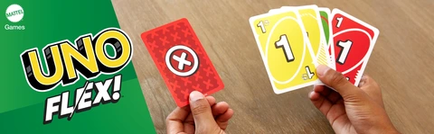 Mattel Games UNO Flex, Jeu De Cartes Pour Adultes Et Soirées, Jeu de Société Avec Effets Surprises, Jeu Apéro De 2 À 6 Joueurs, Dès 7 Ans, HMY99
