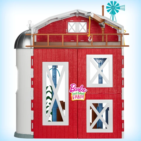 Barbie Sweet Orchard Farm outlet Playset with Barn, 11 Animals, 15 Accessories