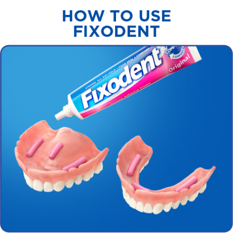 Fixodent Denture Adhesive Cream, Original, 0.75 Oz. – 1 Ea. - Medshopexpress