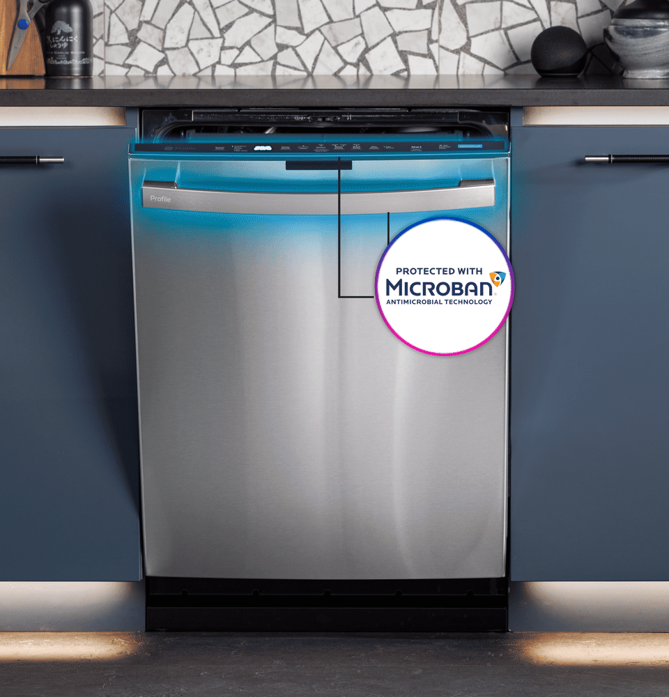 GE Profile UltraFresh System Dishwasher with Stainless Steel Interior