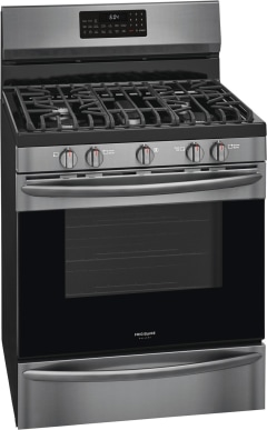 Frigidaire Gallery 30-in 5 Burners 5-cu ft Self-Cleaning Air Fry 