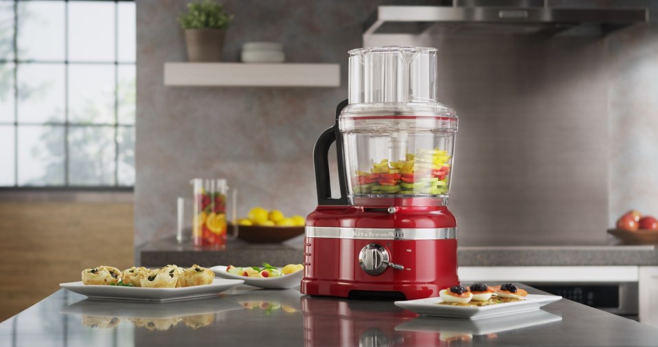 KitchenAid Pro Line Series 16-Cup Food Processor with Die Cast Metal Base  and Commercial-Style Dicing Kit 