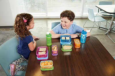 Rubbermaid LunchBlox Kids Multi Color Lunch Kit with ice pack, 1 kit 