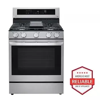 LG LRGL5825F 5.8 cu ft. Smart Wi Fi Enabled True Convection InstaView Gas Range with Air Fry LRGL5825F Friedhaber s